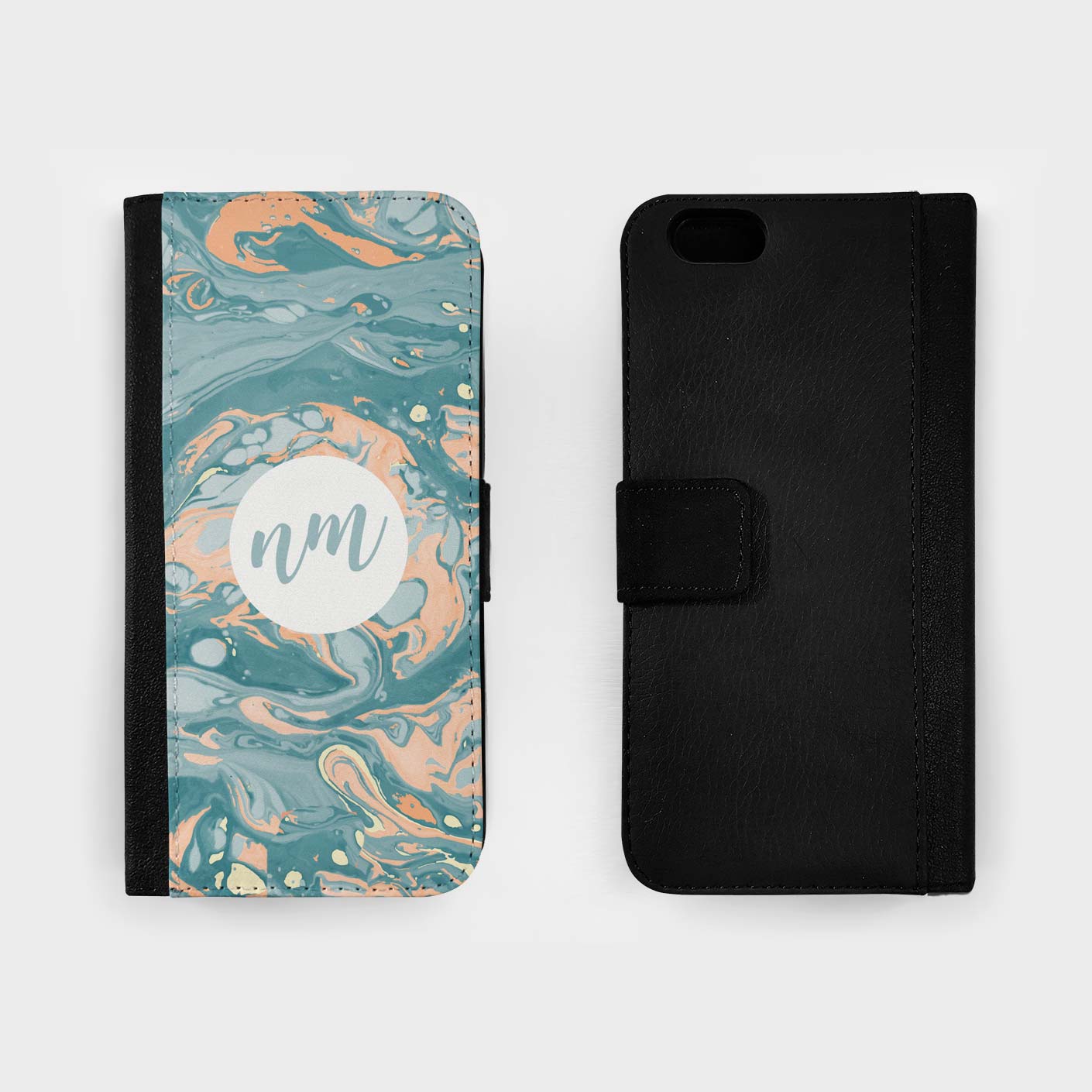 Marble Iphone Case With Initials Marble Iphone Case With Initials