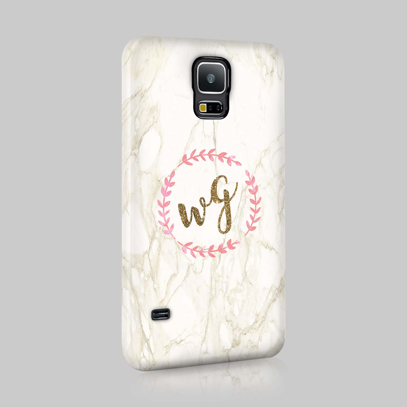 personalised golden marble glitter initials custom phone personalised golden marble glitter initials custom phone