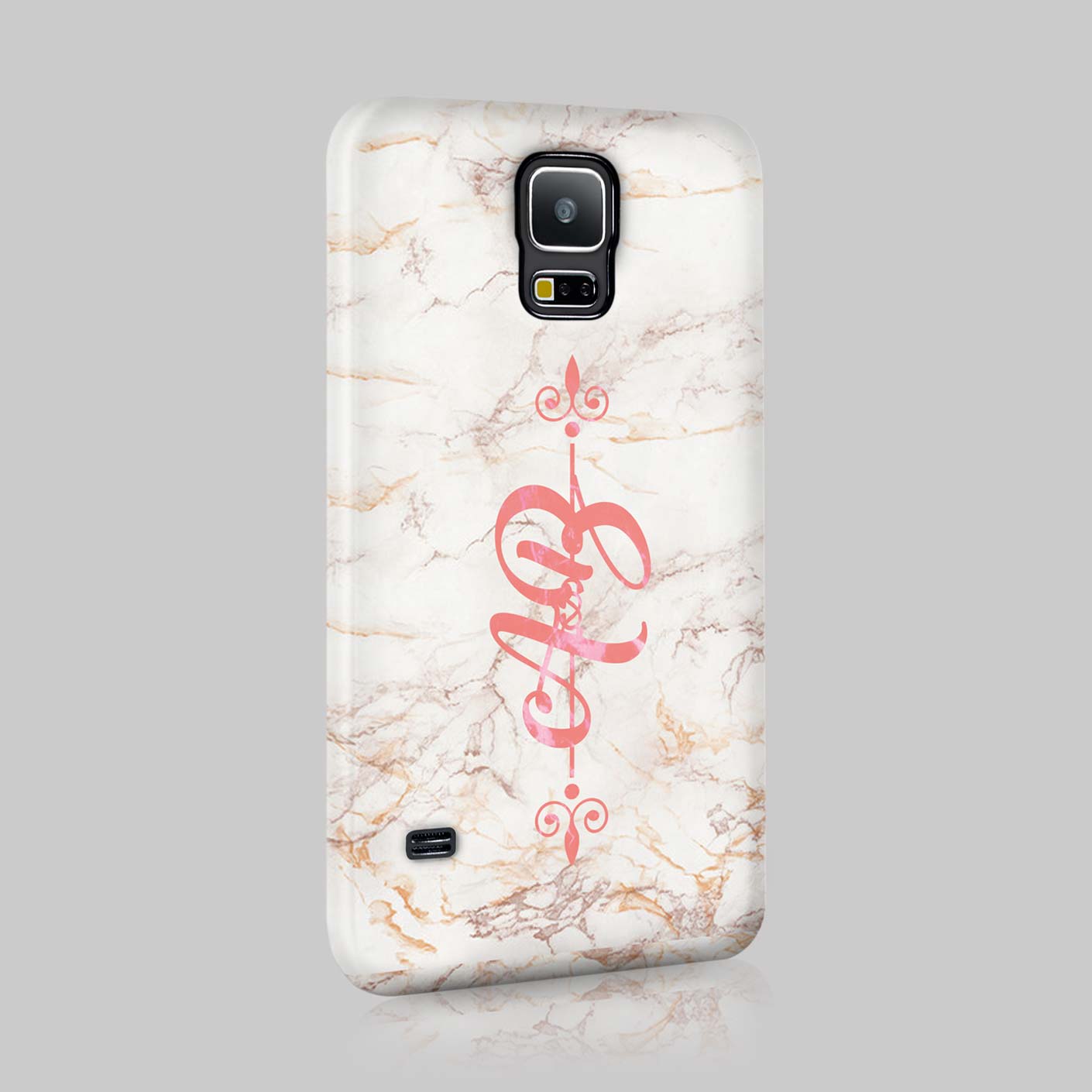 personalised golden marble glitter initials custom phone personalised golden marble glitter initials custom phone