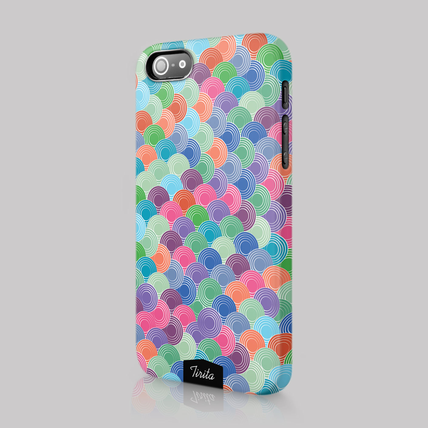 Tirita Geometric Chevron Circles Lines Case H