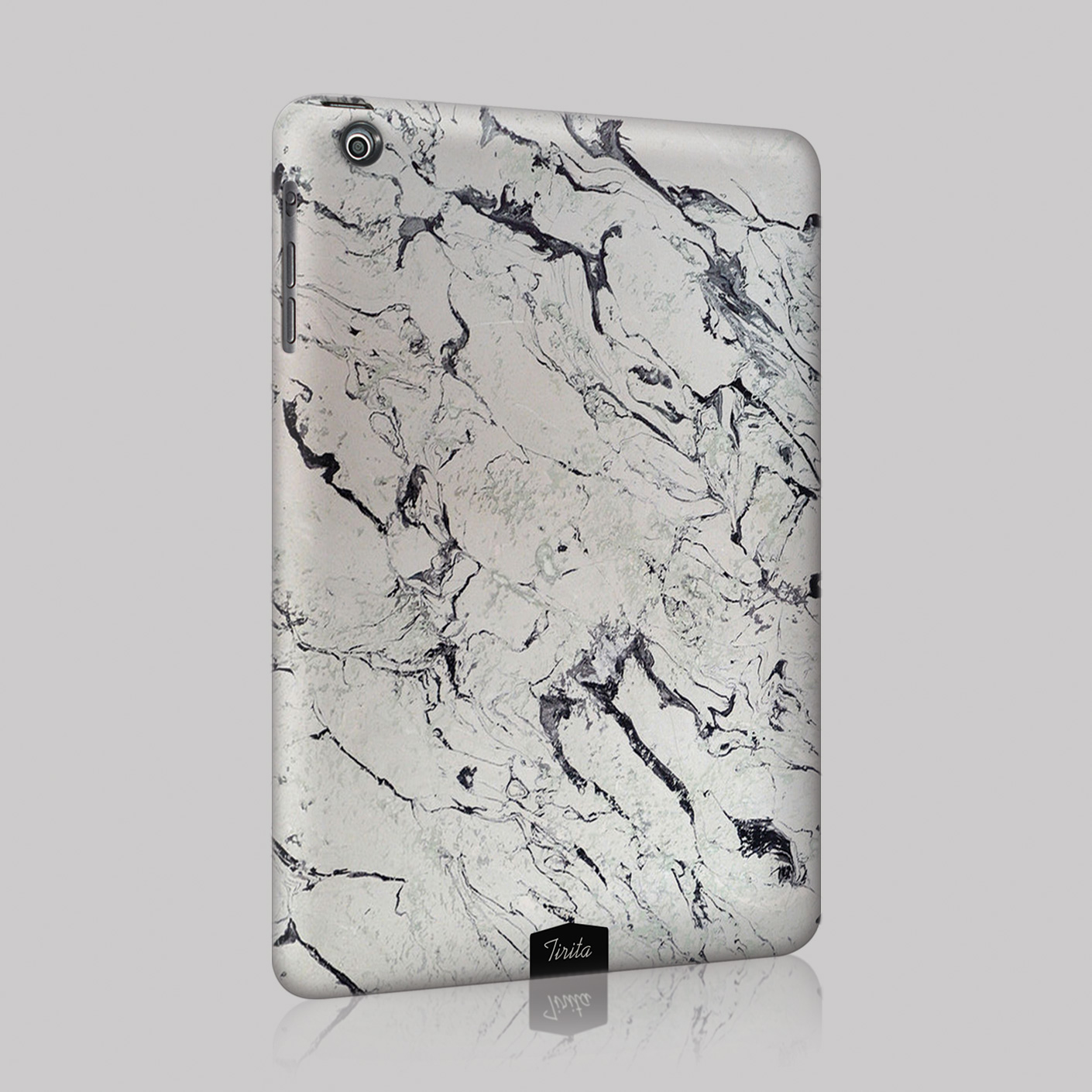 Tirita Marble Effect Look Alike Rock Pattern Case Hard Cover For Ipad - Picture 5 of 9