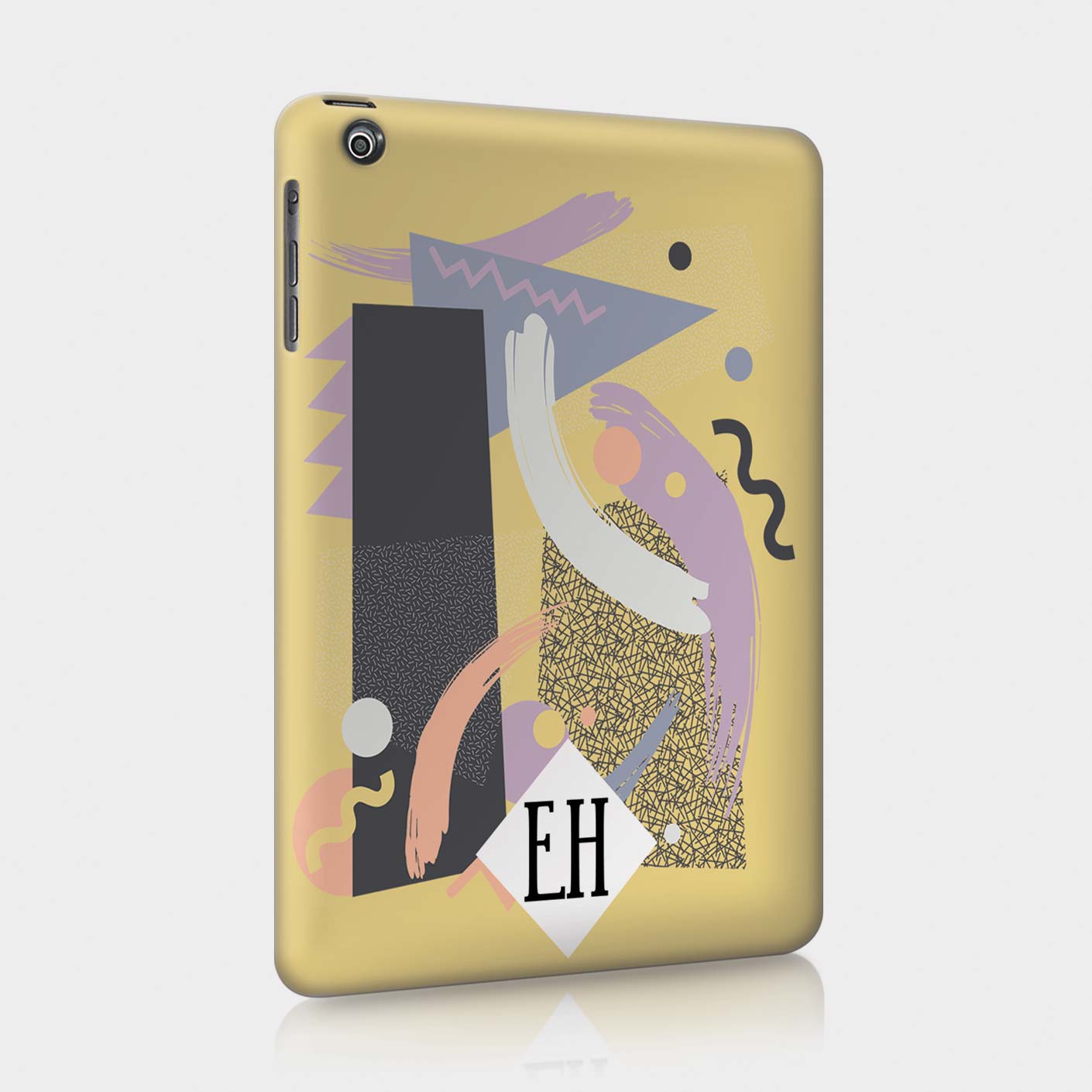 personalised retro pop 80s lips summer custom initials hard case